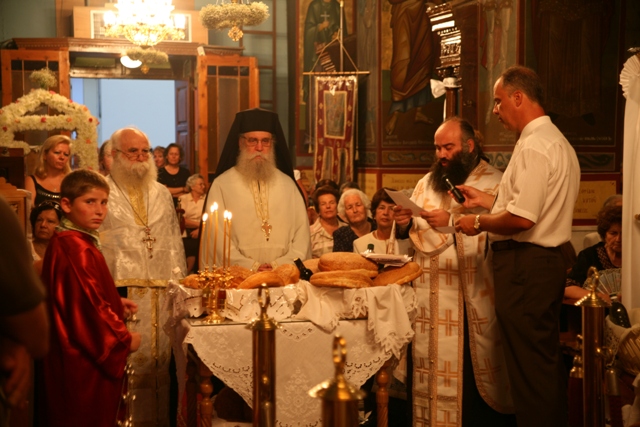 August 14 - Panaghia festival - The evening service 